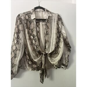 Stargirl Snake Skin Print Bolero Shrug Top Stylish Outerwear | Timing‎